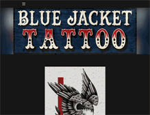 Tablet Screenshot of bluejackettattoo.com